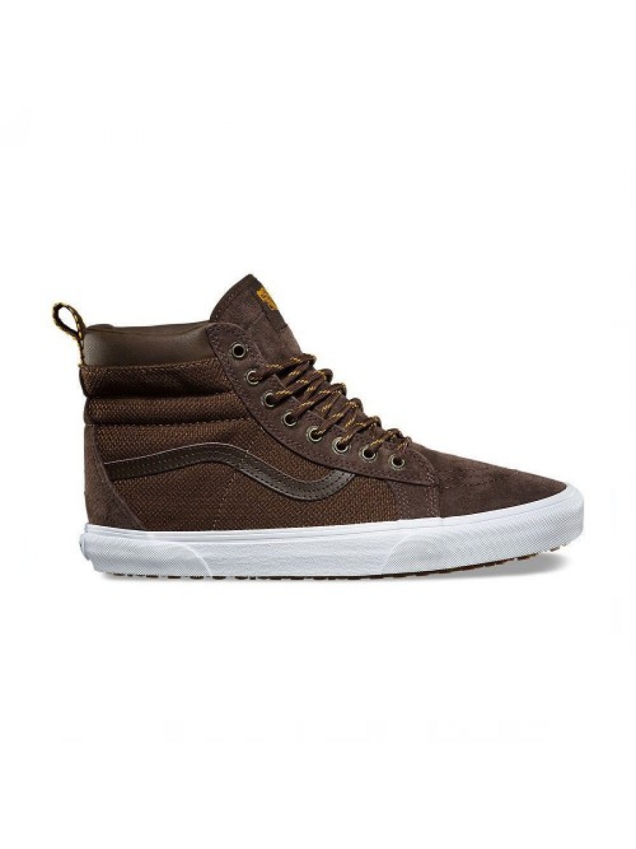 Vans SK8-HI MTE коричневые  высокие зимние
