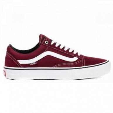  Vans Old Skool бордовые