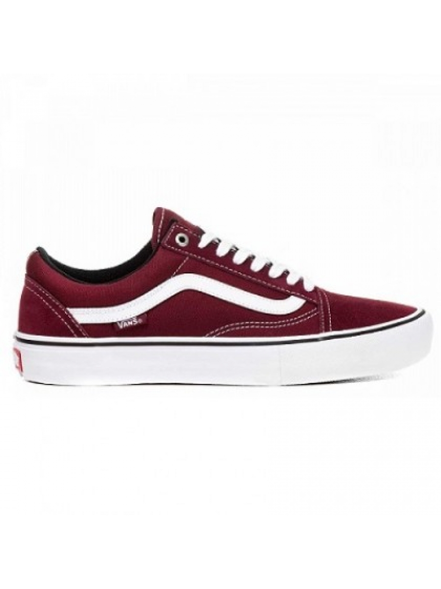  Vans Old Skool бордовые