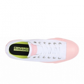Кеды Chuck Taylor All Star бело-розовые низкие