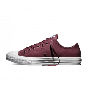 Кеды Converse All Star II  бордовые низкие