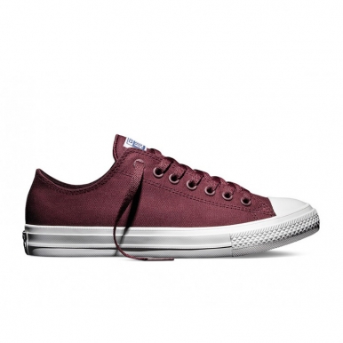 Кеды Converse All Star II бордовые низкие