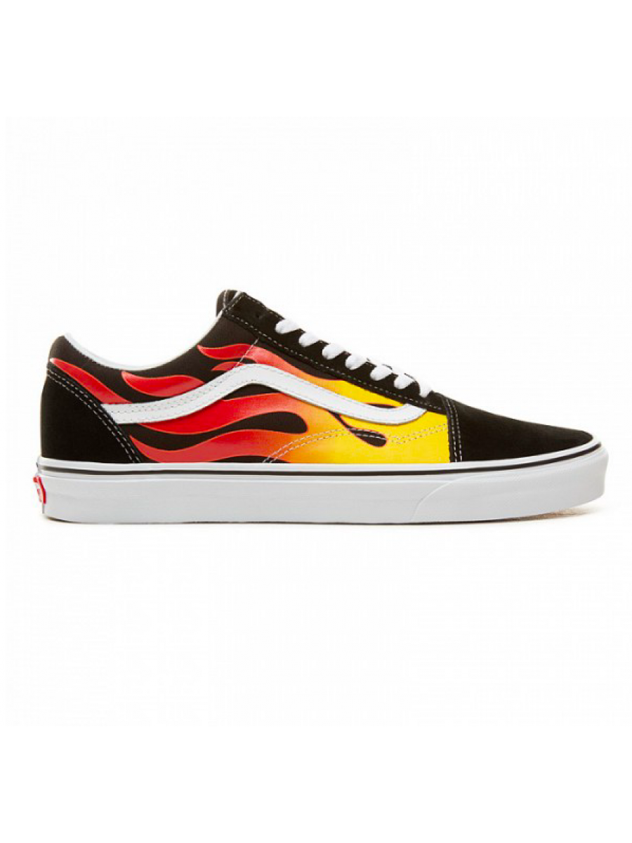  Vans Old Skool fire flame