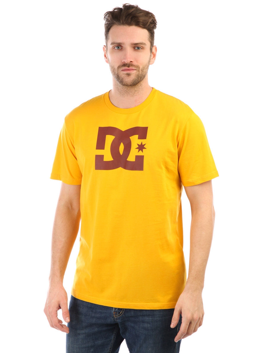 Футболка DC STAR OLD желтая