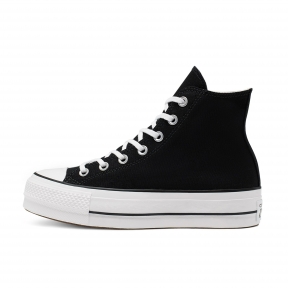  Конверсы Chuck Taylor All Star Platform High Top черно-белого цвета высокие