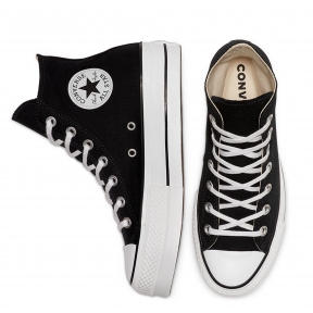  Конверсы Chuck Taylor All Star Platform High Top черно-белого цвета высокие