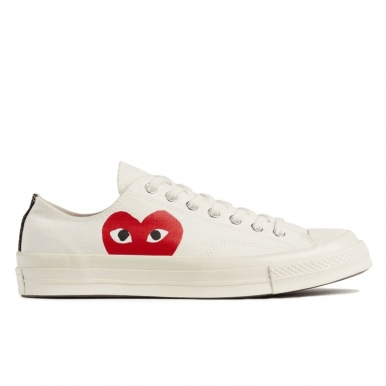 Кеды Converse Comme Des Garcons белые низкие