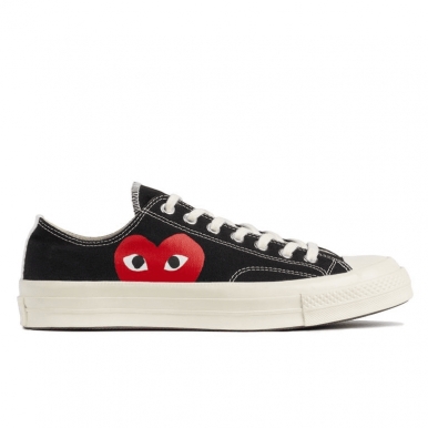Кеды Converse Comme Des Garcons черно-белые низкие