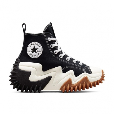 Кеды Converse Run Star Motion черные высокие на платформе
