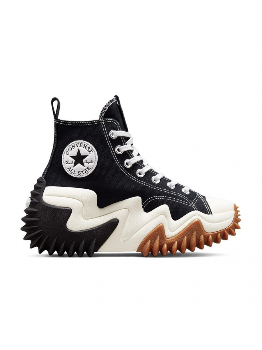 Кеды Converse Run Star Motion черные высокие на платформе