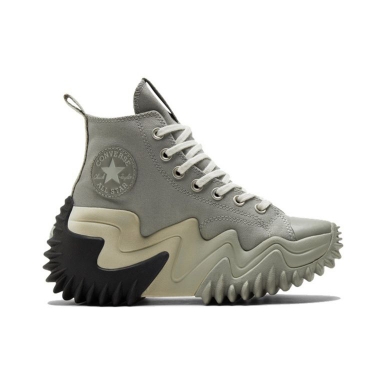 Кеды Converse Run Star Motion серые высокие на платформе