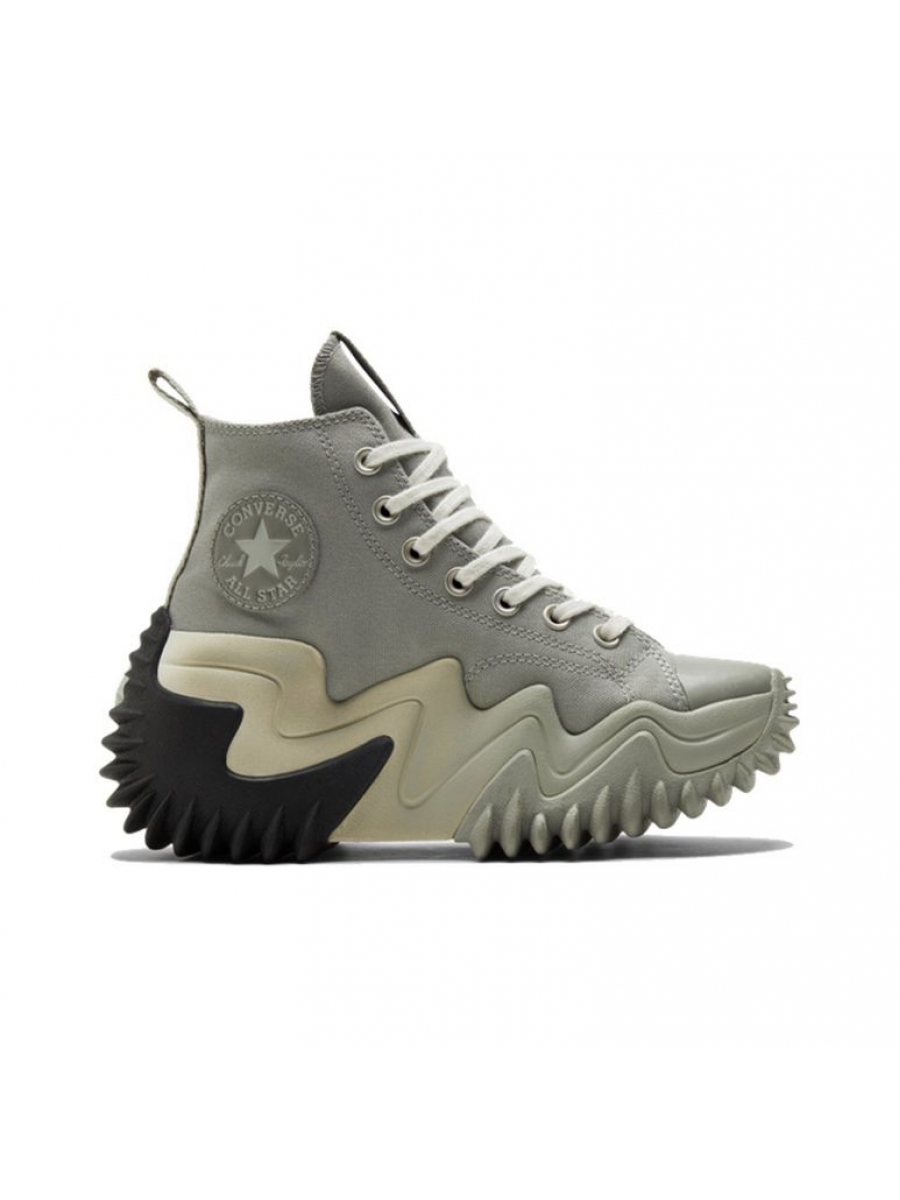 Кеды Converse Run Star Motion серые высокие на платформе