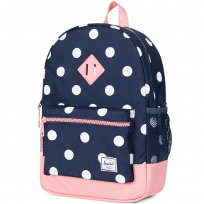 Рюкзак Herschel Heritage Youth в горошек синий 