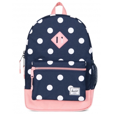 Рюкзак Herschel Heritage Youth в горошек синий 