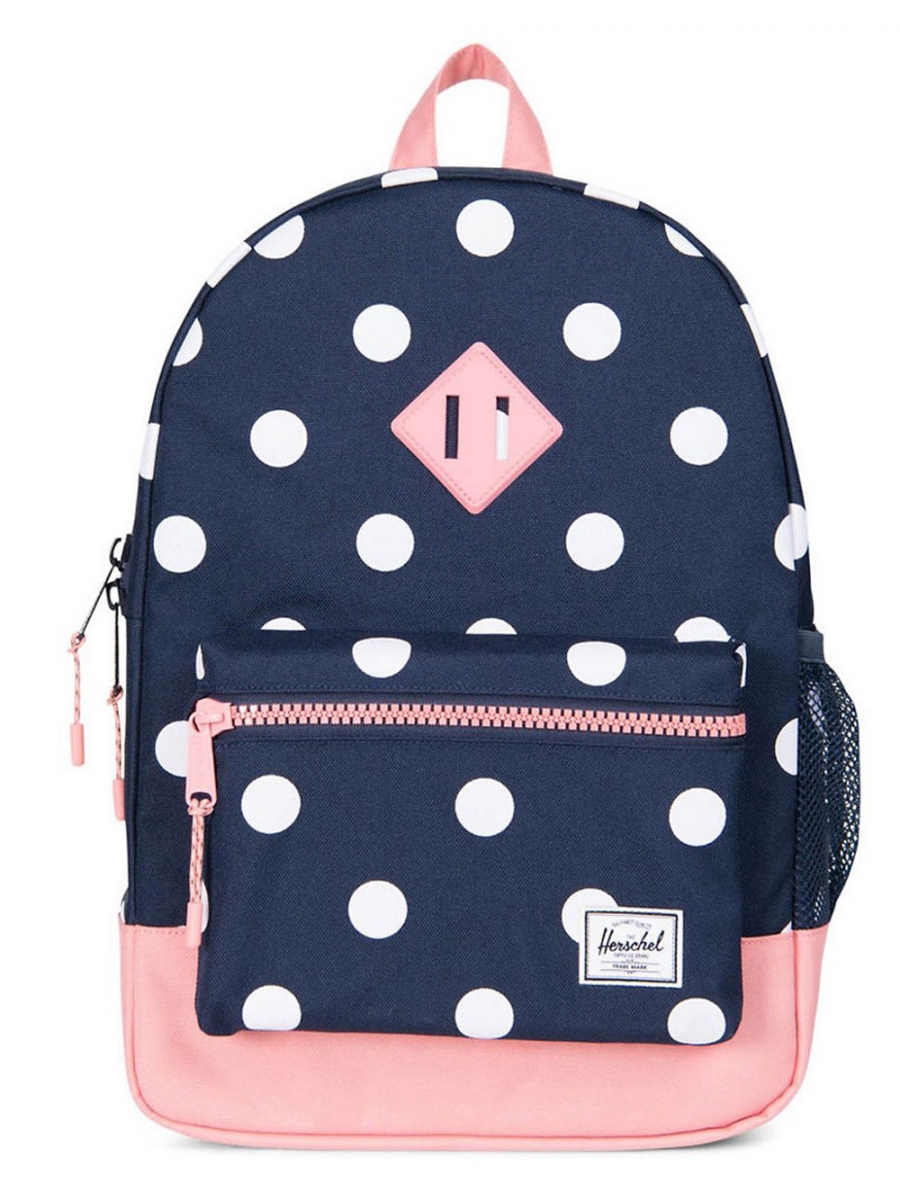 Рюкзак Herschel Heritage Youth в горошек синий 