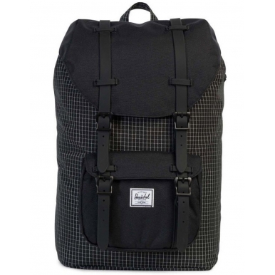 Рюкзак Herschel Little America в клетку черный