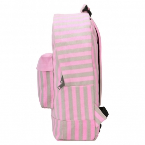 Рюкзак Mi Pac Seaside Stripe розовый