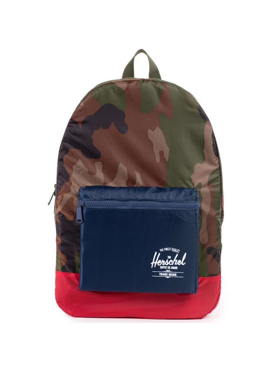 Рюкзак Herschel Packable Daypack камуфляж красно-синий