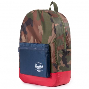 Рюкзак Herschel Packable Daypack камуфляж красно-синий