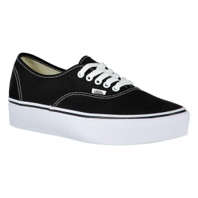 Vans Authentic Platform черные черно-белые