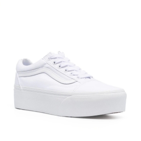 Vans old skool mono white белые