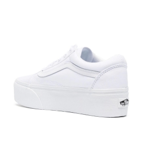 Vans old skool mono white белые