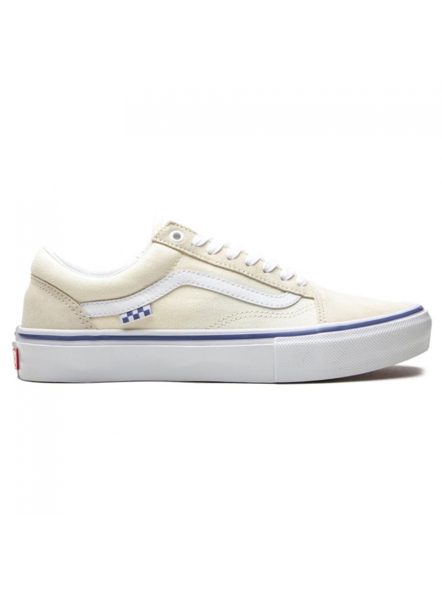 Vans Old Skool Canvas Skate бежевые / белые