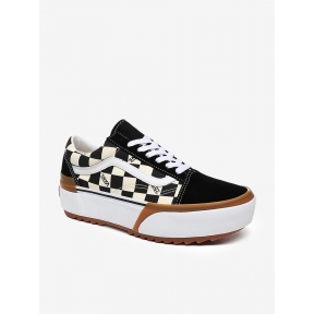 Vans Canvas Old Skool Stacked Checkerboard