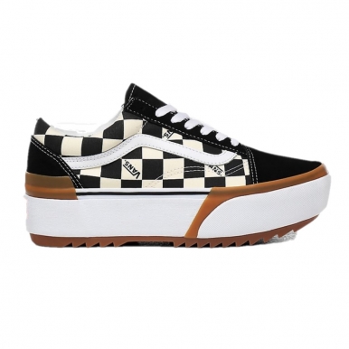 Vans Canvas Old Skool Stacked Checkerboard