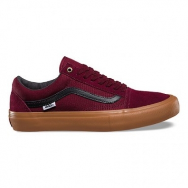 Vans Old Skool Pro бордовые