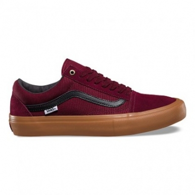 Vans Old Skool Pro бордовые