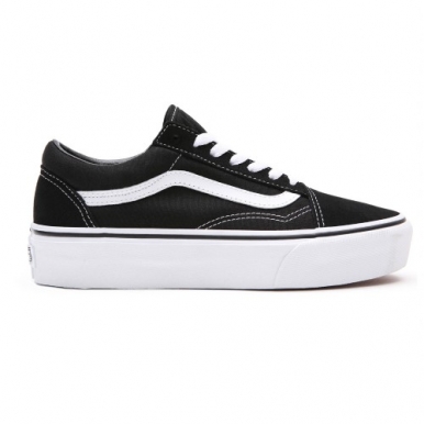 Vans Old Skool Platform черно-белые 