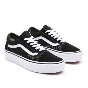 Vans old skool черно-белые на платформе