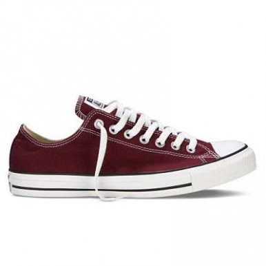 Кеды Converse бордовые низкие