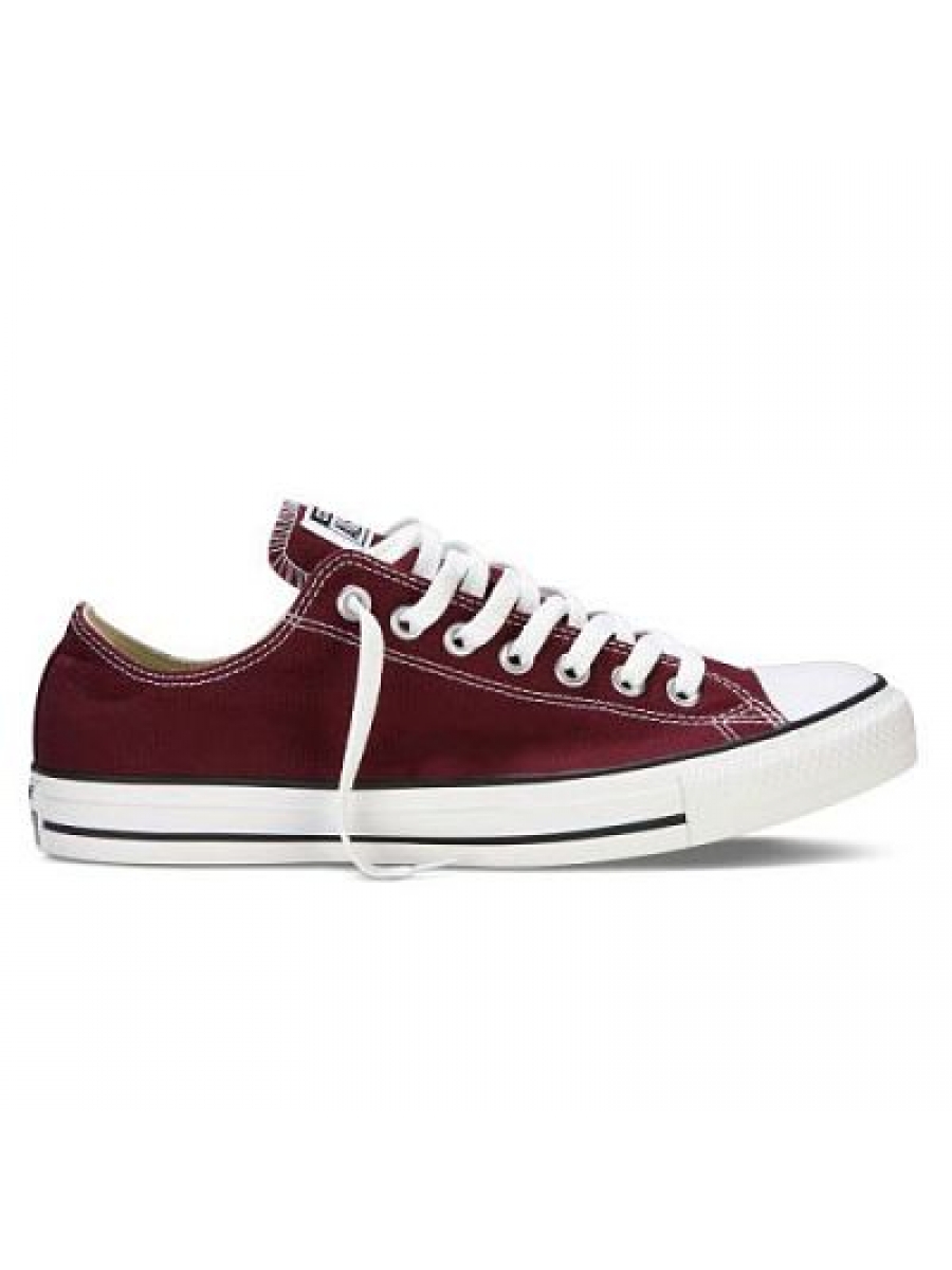 Кеды Converse бордовые низкие