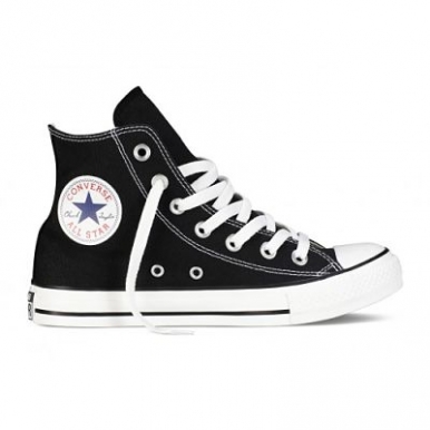 Кеды Converse черно-белые высокие