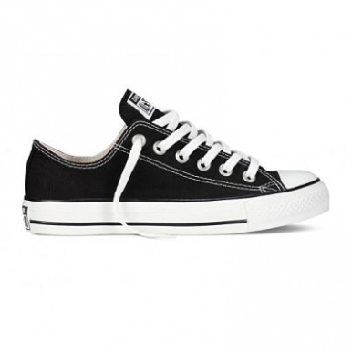 Кеды Converse черно-белые низкие